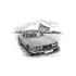 Triumph Stag MK1 Personalised Portrait in Black & White - RS1787BW
